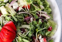 Cranberry and Feta Salad with Mixed Greens and Citrus Vinaigrette