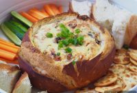 Warm Ham and Cheese Cob Loaf Dip