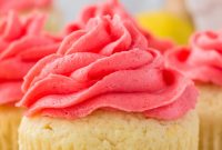 Strawberry Lemon Cupcake Recipe with Zesty Cream Cheese Frosting