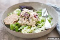 Creamy Chicken Salad with Greek Yogurt and Fresh Herbs