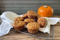 Fluffy Pumpkin Muffins with Spiced Autumn Flavor