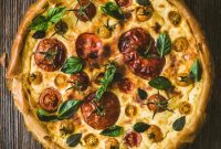 Rustic Spinach and Feta Galette with Flaky Pastry