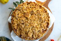 Apple, Pear & Gruyère Tart: Crispy Crust, Savory-Sweet Filling