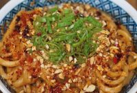 Spicy Peanut Noodles with Garlic and Chili Oil