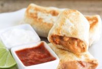 Crispy Bean Chimichangas with Zesty Salsa and Creamy Avocado