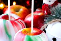 Marbled Christmas Dipped Apples: Festive Candy Apple Recipe