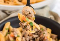 Skillet Hamburger Stroganoff Recipe — Quick Comfort Dinner
