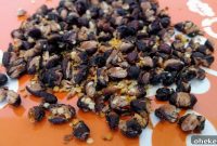 Crunchy Roasted Black Beans with Hemp Seeds for Snacking