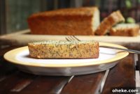 Whole Wheat Orange Poppy Seed Quick Bread Recipe