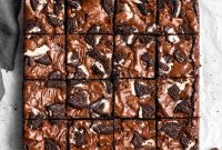 Fudgy Oreo Brownies Made in One Bowl