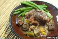 Slow-Braised Oxtail Stew in Cabernet Wine