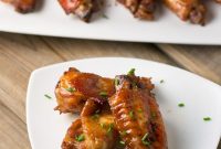 Crispy Baked Honey Garlic Chicken Wings Recipe