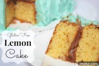 Moist Lemon Cake Recipe (Gluten-Free, Zesty & Simple)