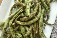 Crispy Garlic Air Fryer Green Beans_recipe
