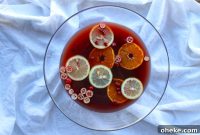 Pomegranate and Pear Sparkling Punch Recipe