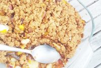 Peach, Nectarine & Mango Crumble Recipe for Summer Fruit