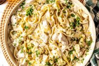 Creamy Dairy-Free Chicken Fettuccine Alfredo Recipe