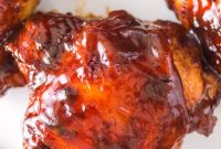 Crispy BBQ Chicken Thighs in the Air Fryer (Ninja Speedi)