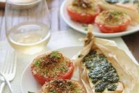 Oven-Roasted Tomatoes with Fresh Basil