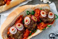 Spooky Halloween Eyeball Sub Sandwich Recipe