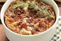 Prosciutto, Gorgonzola & Rosemary Breakfast Strata Recipe