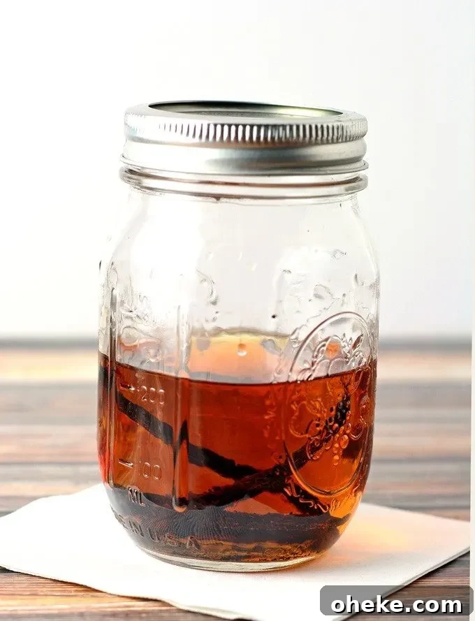 homemade vanilla bean bourbon extract 