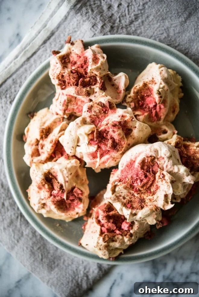 Strawberry Meringue Cookies Recipe — Light, Crispy & Fruity 5 Strawberry Meringue Cookies