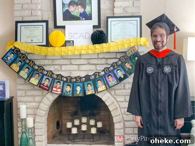 best graduation party open house ideas, best graduation food recipes ideas, best graduation gift ideas, school color graduation, mascot graduation, SCAD, Savannah College of Art & Design, gold and black grad, grad party ideas, best easy cheap grad party ideas, inexpensive grad party ideas, graduation cake, graduation food, grad cupcakes, graduation candy buffet,  best grad ideas, party pinching, ferrero rocher grad caps, mortar board ferrero rocher candy