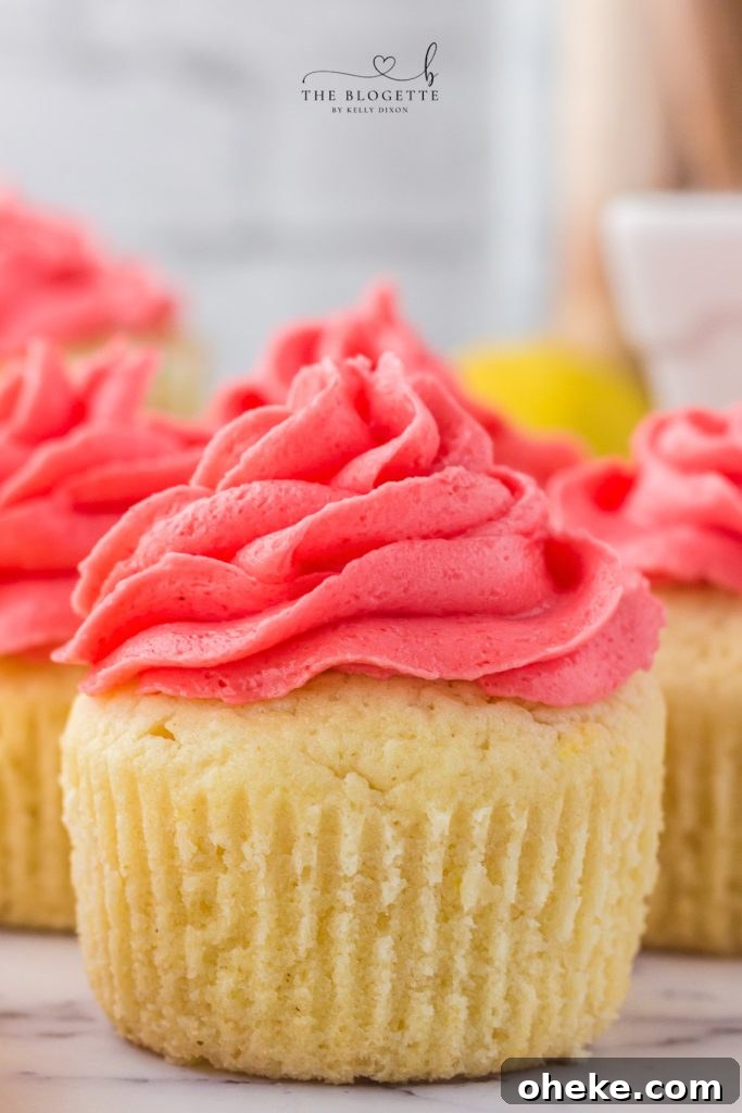 Strawberry Lemon Cupcake Recipe with Zesty Cream Cheese Frosting 2 These easy strawberry lemon cupcakes are moist, fluffy, zingy, and topped with an incredible strawberry frosting.