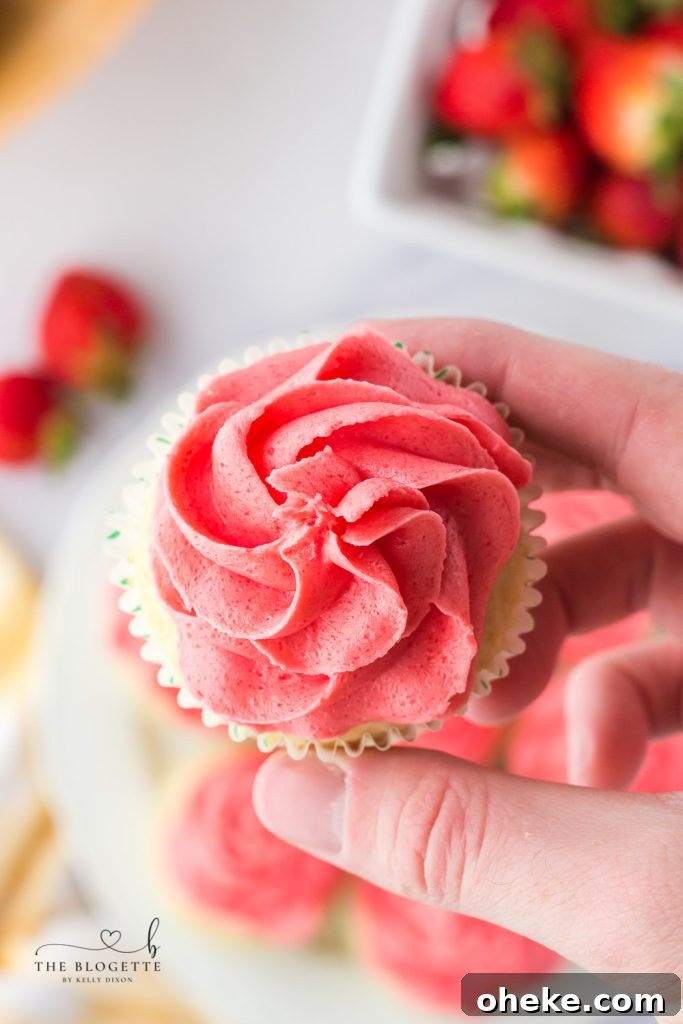 Strawberry Lemon Cupcake Recipe with Zesty Cream Cheese Frosting 10 Strawberry Jello Frosting