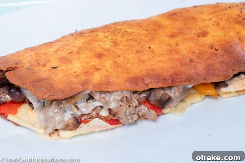 Keto Philly Cheesesteak Pizza Pockets Recipe 18 Keto Cheese Steak Pizza Pocket Recipe