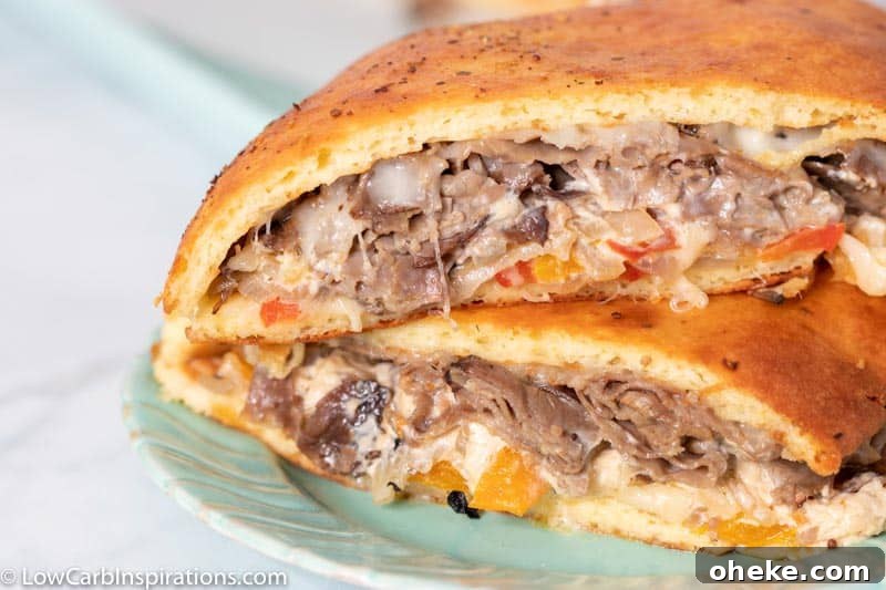 Keto Philly Cheesesteak Pizza Pockets Recipe 22 Keto Cheese Steak Pizza Pocket Recipe