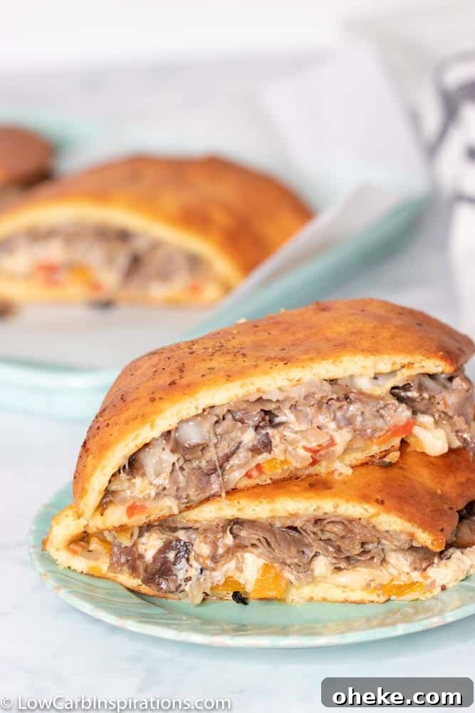 Keto Philly Cheesesteak Pizza Pockets Recipe 23 Keto Cheese Steak Pizza Pocket Recipe