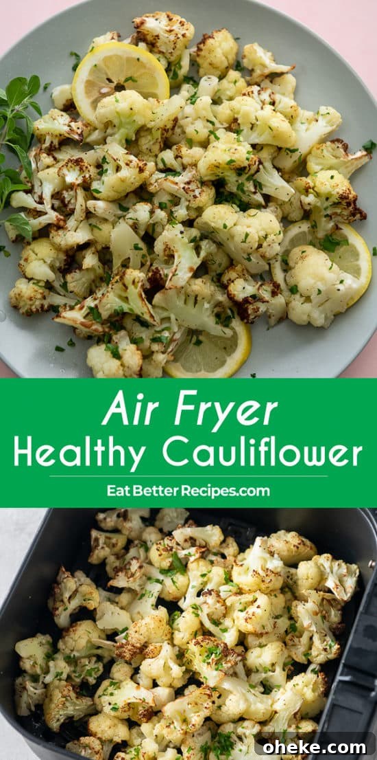 How to cook air fried cauliflower Recipe with Garlic step by step photos