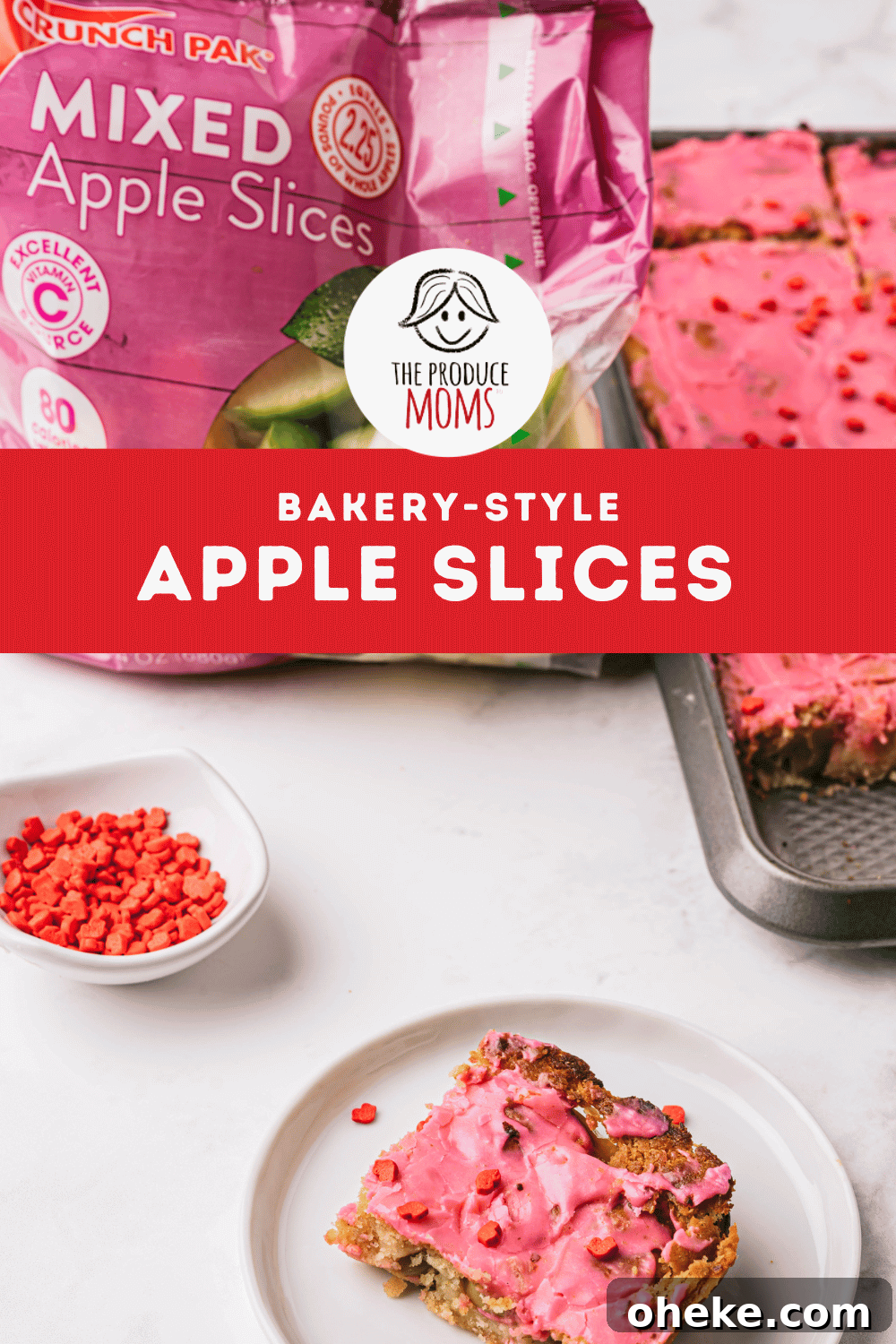 Bakery-Style Baked Apple Slices with Cinnamon Crumble 11 Pinterest Pin: Bakery-Style Apple Slices