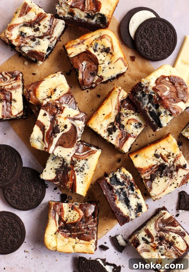 oreo cheesecake brownies