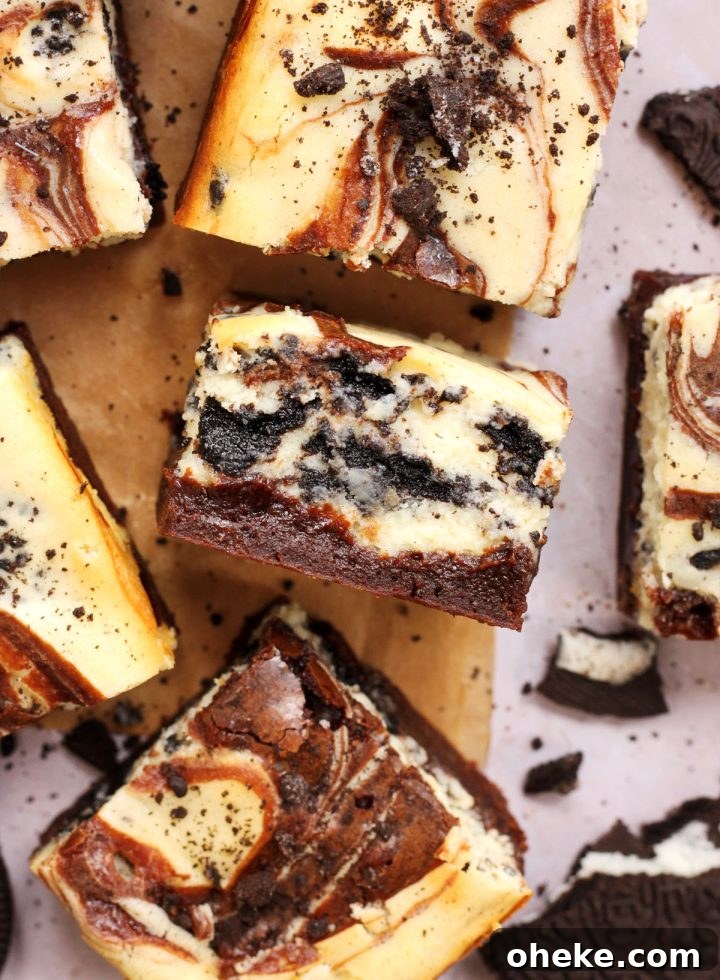 oreo cheesecake brownies