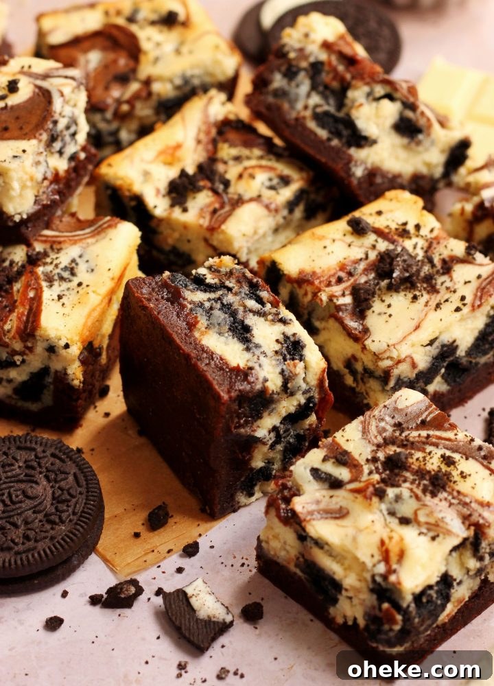 oreo cheesecake brownies