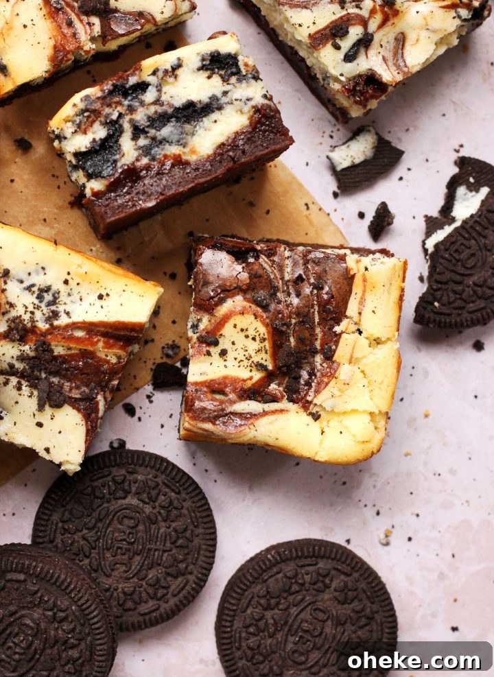 oreo cheesecake brownies