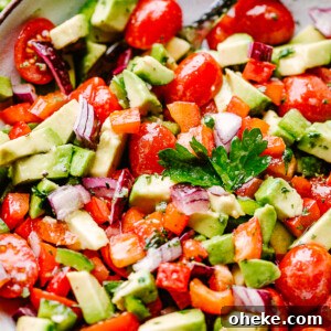 Creamy Avocado Salsa Recipe for Tacos, Chips & Grilled Meats 2 A bowl of avocado salsa.