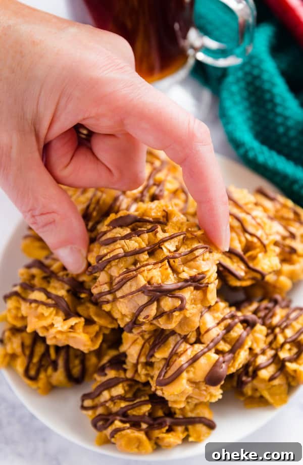 No-Bake Peanut Butter Cookies: Quick, Chewy Recipe 2 no bake cookies