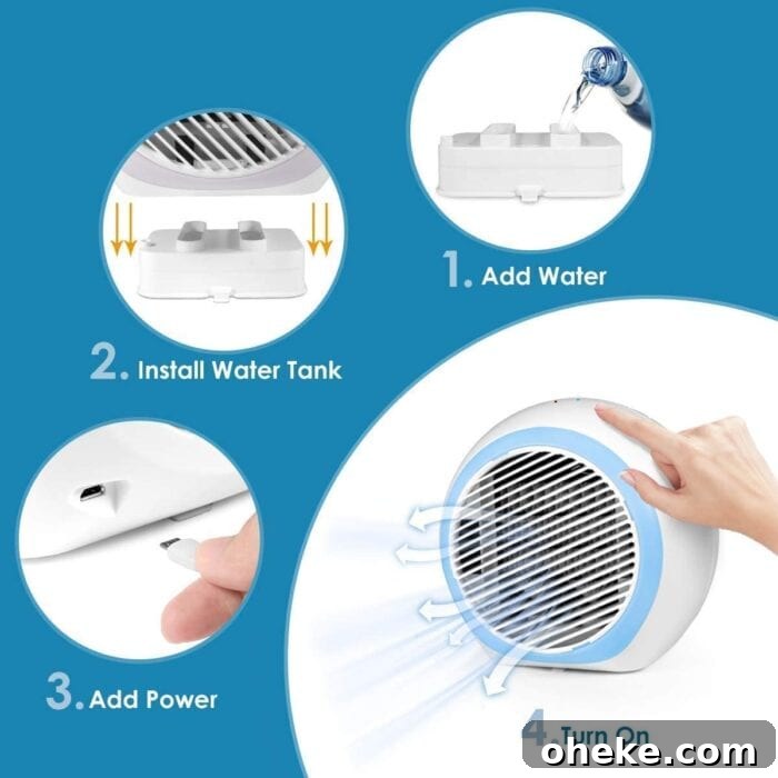 This $48 Personal Air Conditioner Cools Far Better Than a Fan 4 Yasuoo controls and design