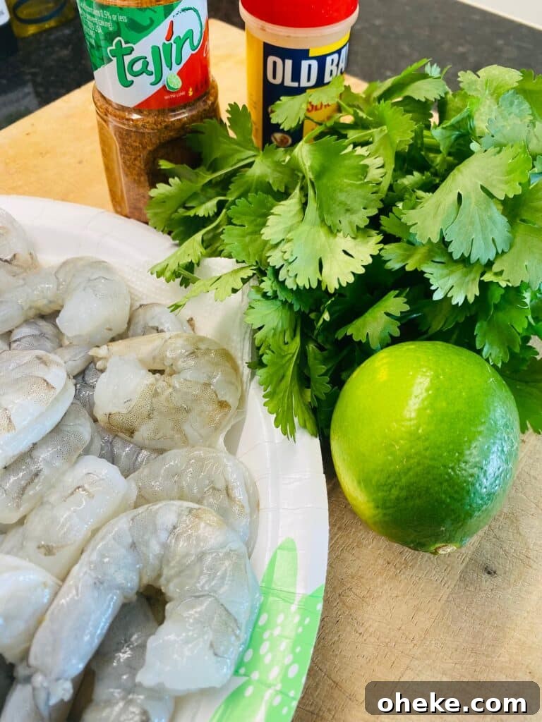 Smoked Tequila-Lime Shrimp Recipe for Flavorful Grilled Shrimp 6 getting ready to add the shrimp and cilantro to the dish