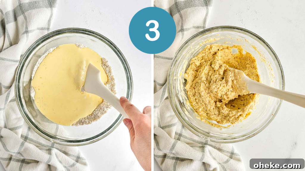 Gluten-Free Irish Brown Bread (No Yeast) — Simple Homemade Recipe 7 once batter is mixed, it should be thick and sticky.
