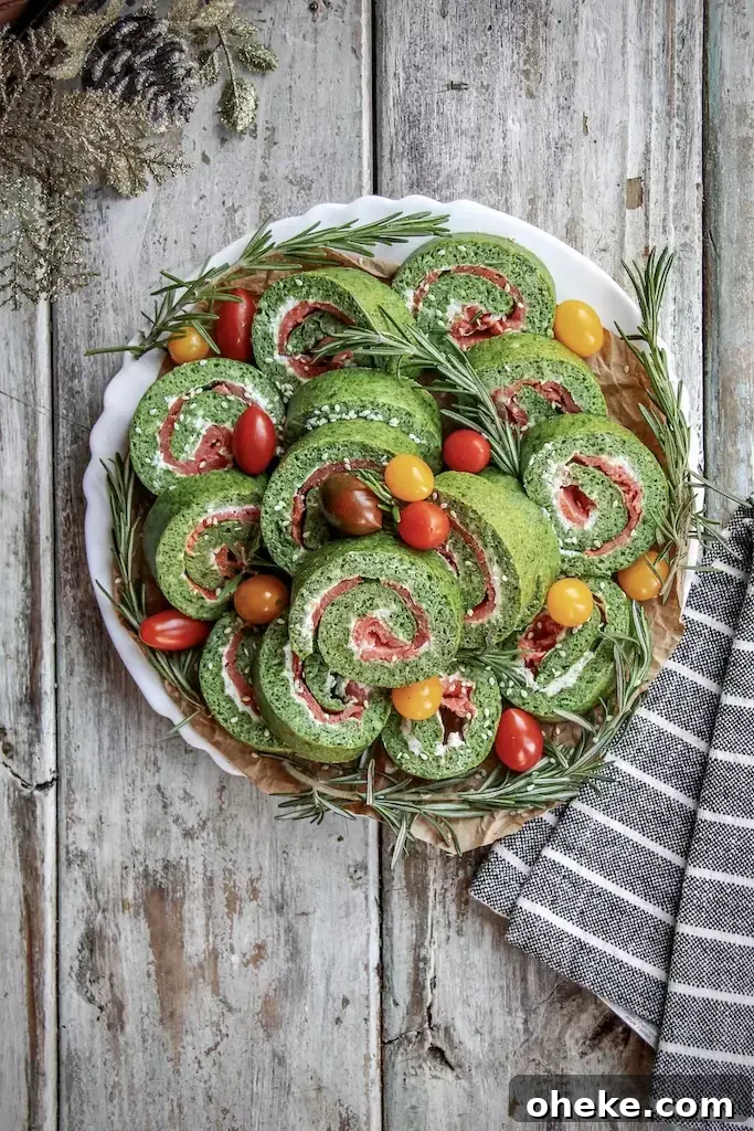 Smoked Salmon and Spinach Pinwheels: Cream Cheese Appetizer 2 Smoked Salmon Spinach Rolls