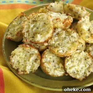 Cauliflower Egg Muffins on a plate