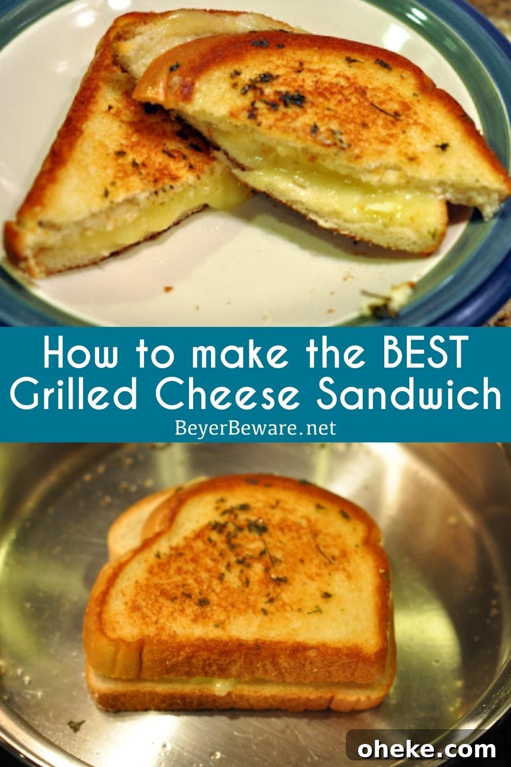 Perfect Grilled Cheese Recipe: Crispy, Gooey Sandwich Guide 2 If you are not making grilled cheese this way, learn how to make the best grilled cheese sandwich with this easy method.