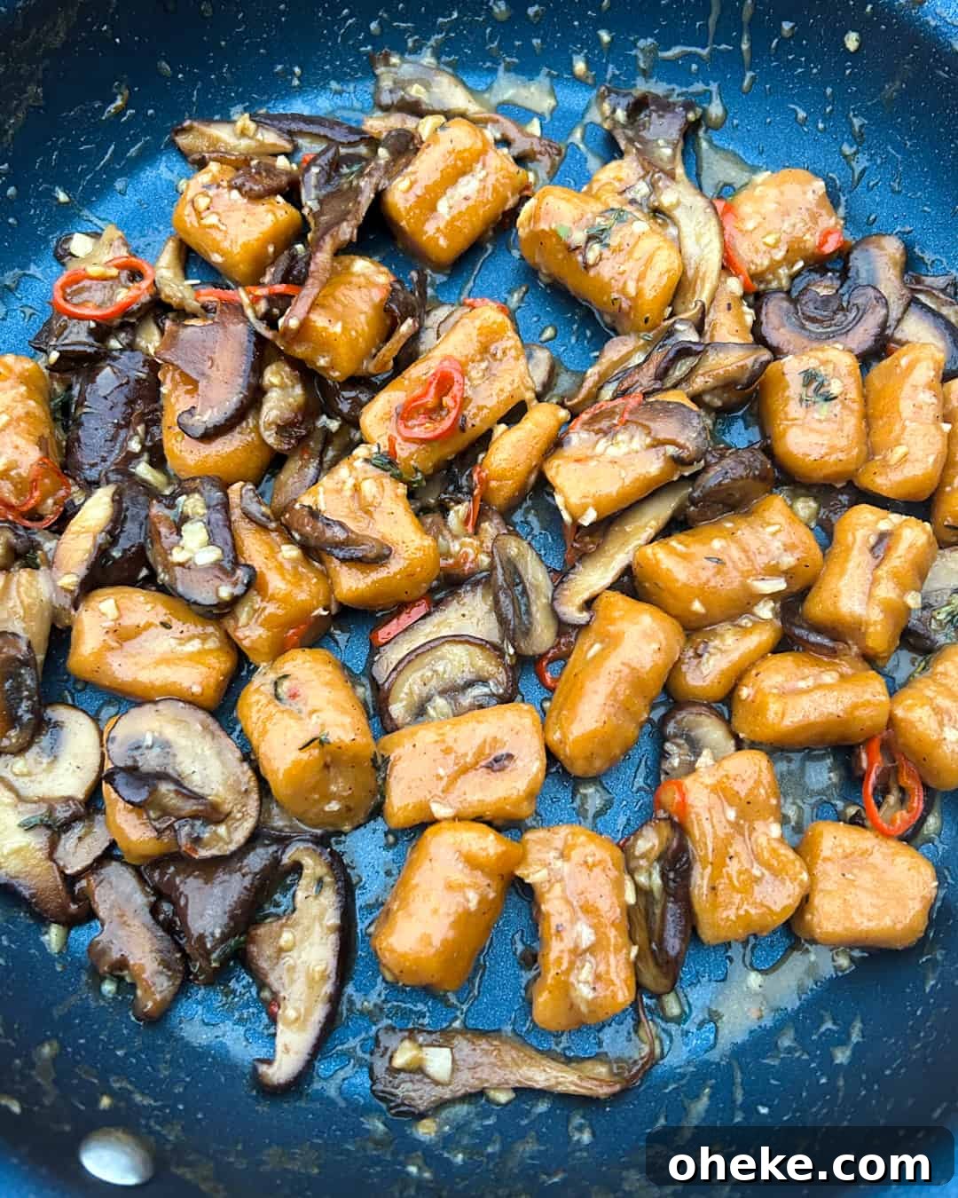 Sweet Potato Gnocchi with Garlic Mushrooms (Gluten-Free) 8 Sweet Potato Gnocchi with Garlicky Mushrooms Paleo Primal Gourmet