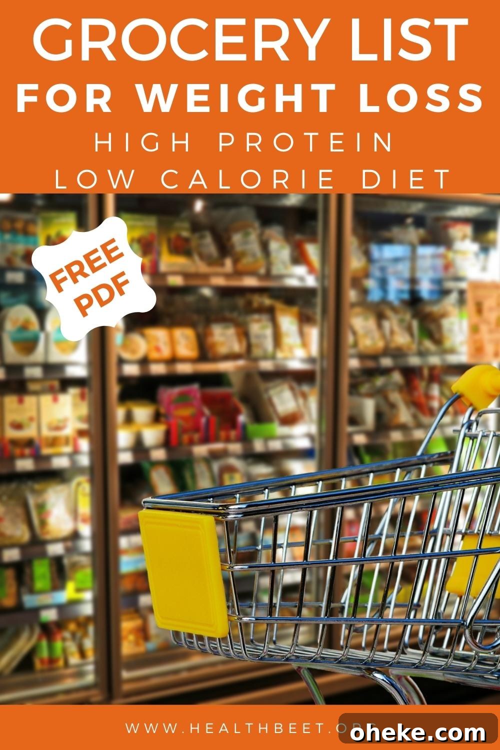 Weight-Loss Grocery List with Printable PDF Guide 3 Grocery list for weight loss free pdf