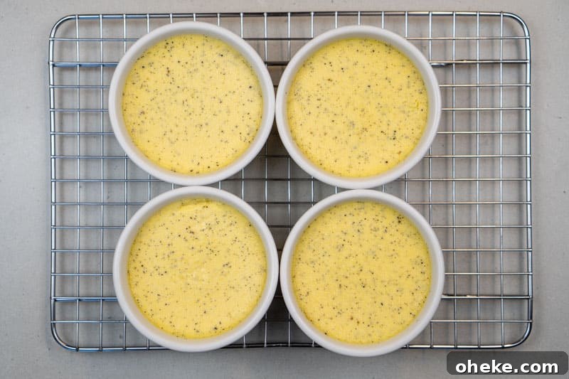 Cooling the flans